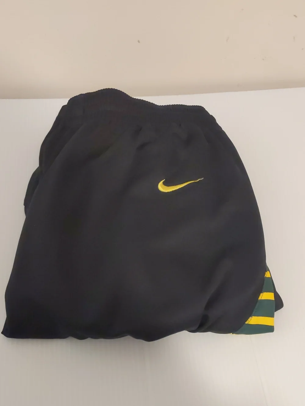 Vtg Nike Oregon Ducks Authentic Player Issue Shorts Large Black Green Swoosh